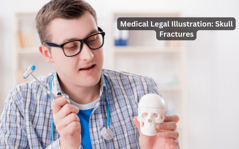 Medical Legal Illustration Skull Fractures